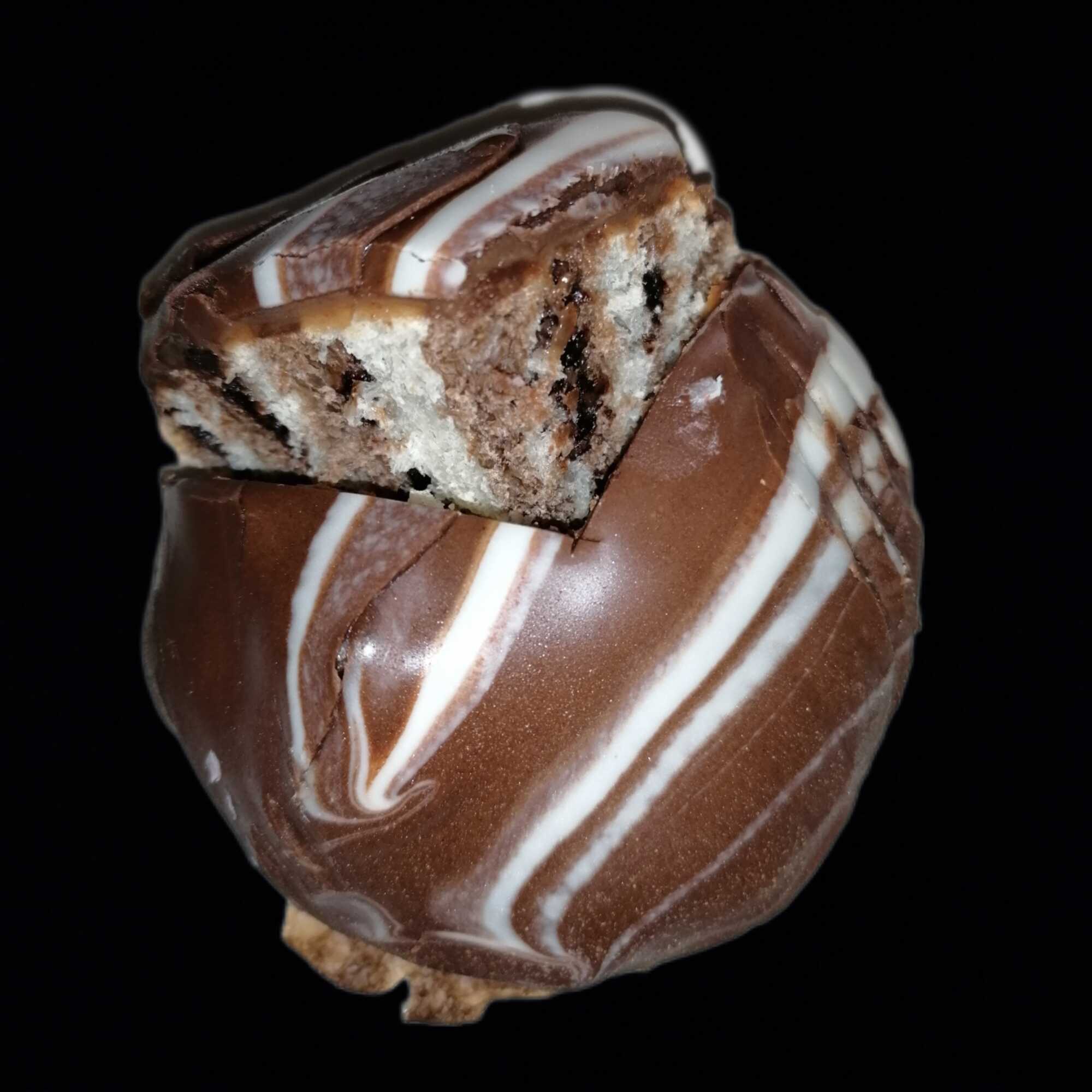 Rol de chocolate glaseado