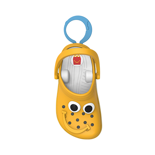 Brinquedo do Crocs e McDonald’s.