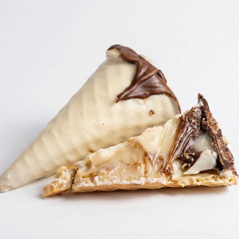 Sabe aquele finalzinho crocante do sorvete? A gente transformou no doce inteiro! Muito recheio de bem casado dentro de uma mini casquinha banhada no chocolate branco. Aproximadamente 80 gramas. -----------------tags------------------- Entrega rápida, desconto, promoção, 0,99, 0800, off, cupom, barato, melhor preço, oferta, frete grátis, descontão, preço baixo,Doces, bolos, brigadeiro, docinhos, kit festa, aniversario, coco, bolo de pote, chocolate, morango, sobremesa, Nutella, copo da felicidade, pizza doce, brownie, confeitaria, doceria, gourmet, cake, bombom, piscina, ganache, caseiro, vovó, bento cake, vulcão, red velvet, trufas, banoffe, pudim, doce de leite, pão de mel, Oreo, Kit Kat, ferrero Rocher, cheese cake, tartelete, Ninho, cupcake, afogadinho, bolo, Ninho, brigadeirão, mini, cascão, gourmet, cone, dois amores, Salgadinhos, salgados,kibe, frango, coxinha, camarão, pastel, frito, sequinho, bolinho, bauru, empada, esfirra, petiscos, pizza, empadão