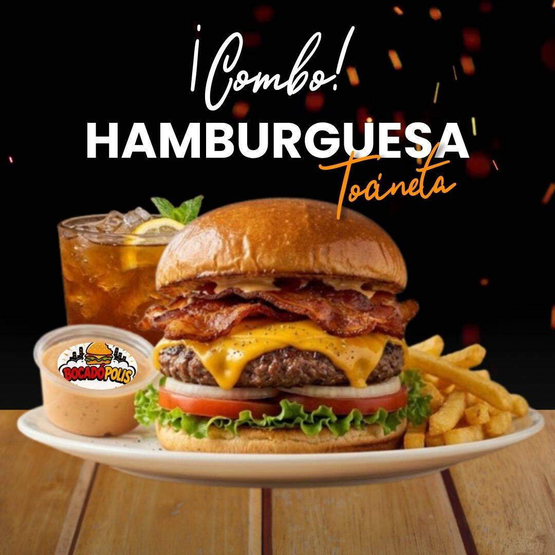 COMBO Hamburguesa Tocineta