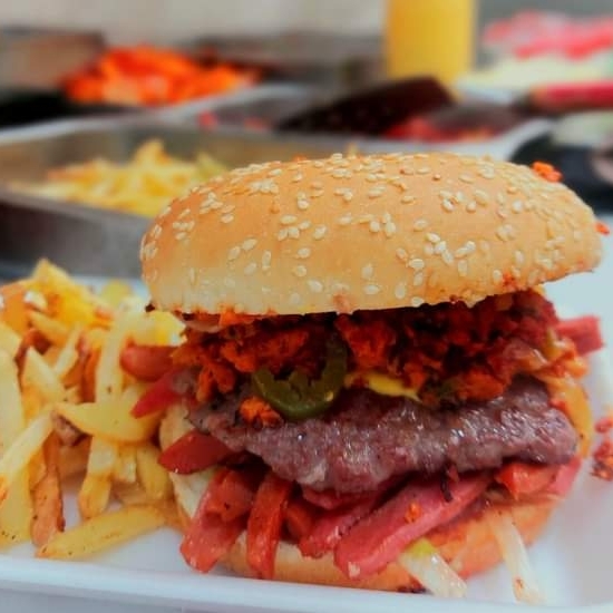 Hamburguesa de Pastor