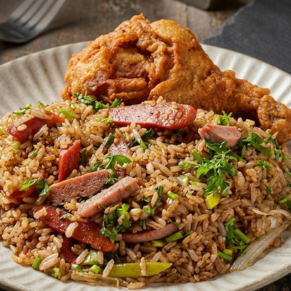 ARROZ CHINO CON POLLO