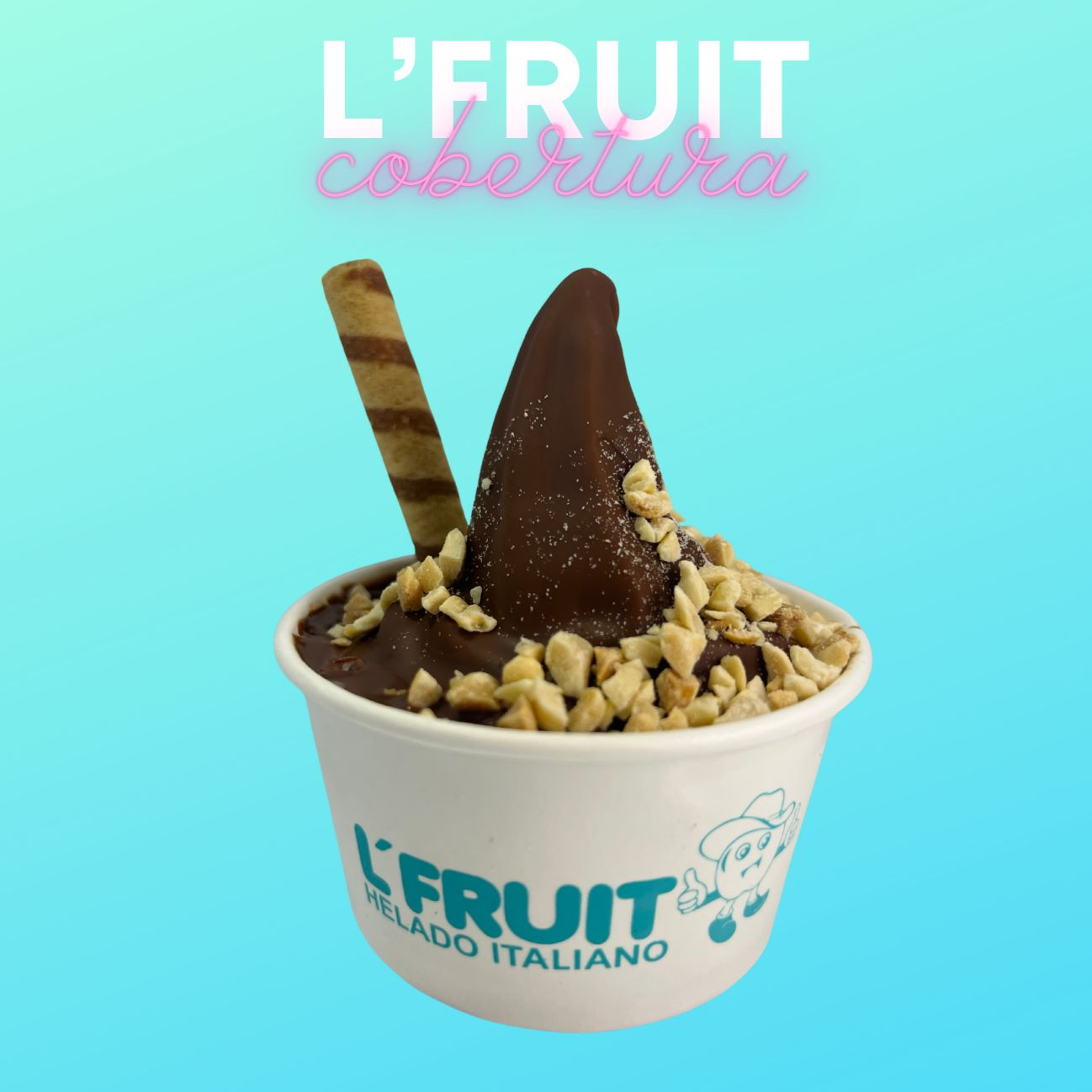 Helado L´Fruit Cobertura