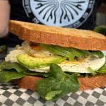 EGGS AND SPINACH SANDWICH