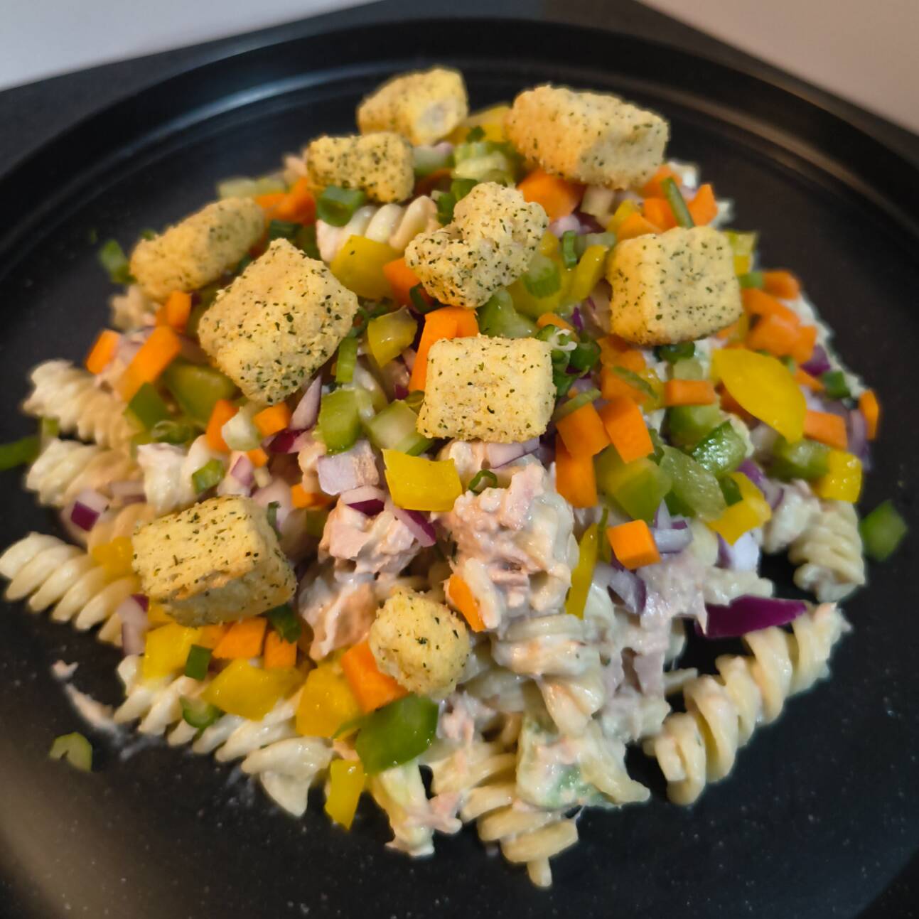 PASTA CON ATÚN Y VERDURAS
