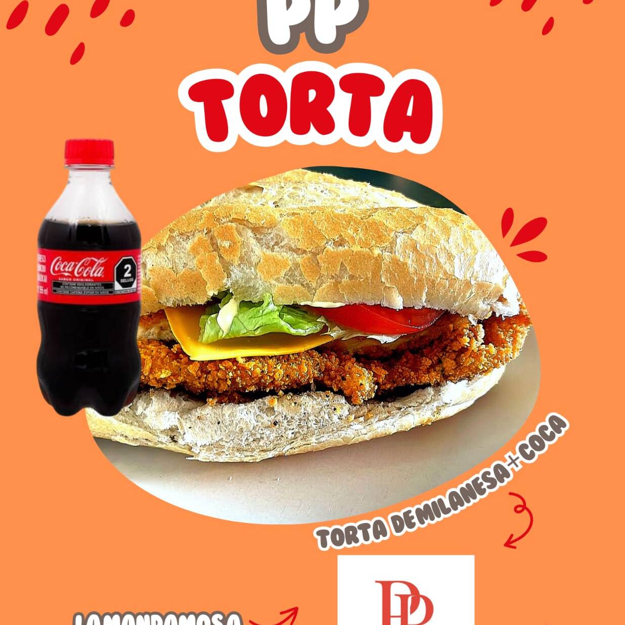 TORTA DE MILANESA CON COCA COLA