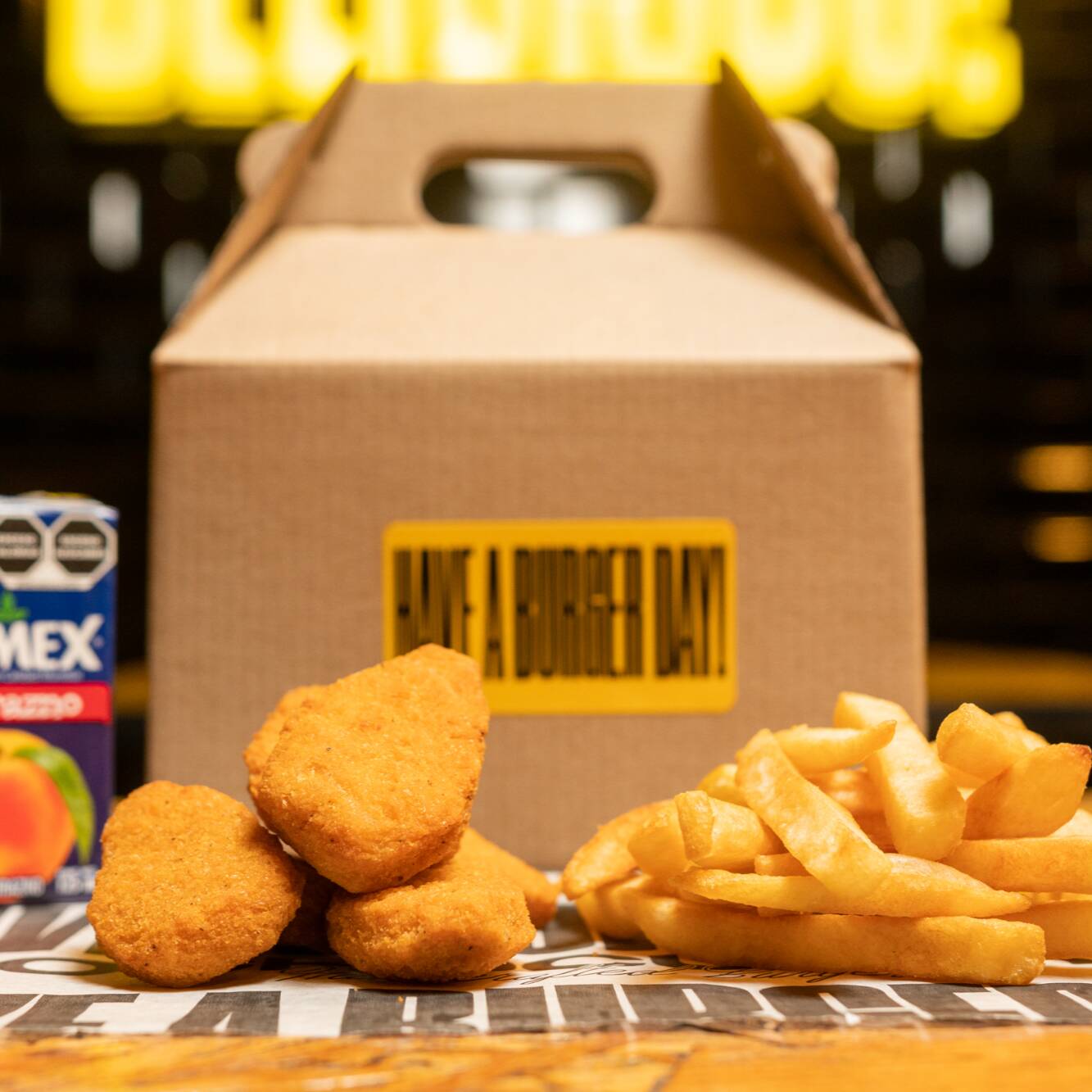 Cajita Infantil con Nuggets