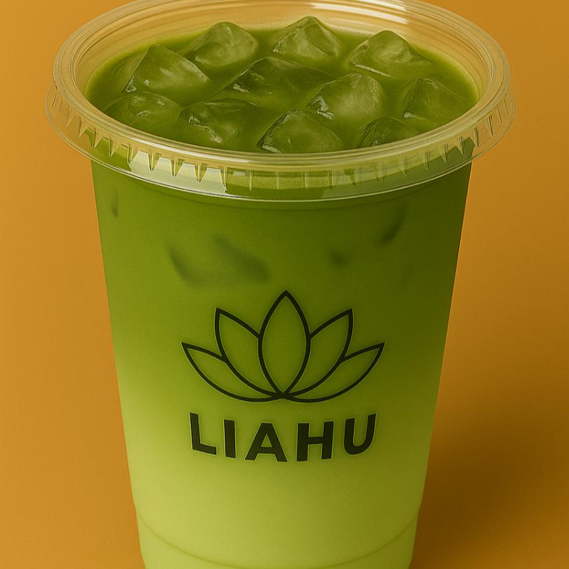 Matcha latte en las rocas 16oz