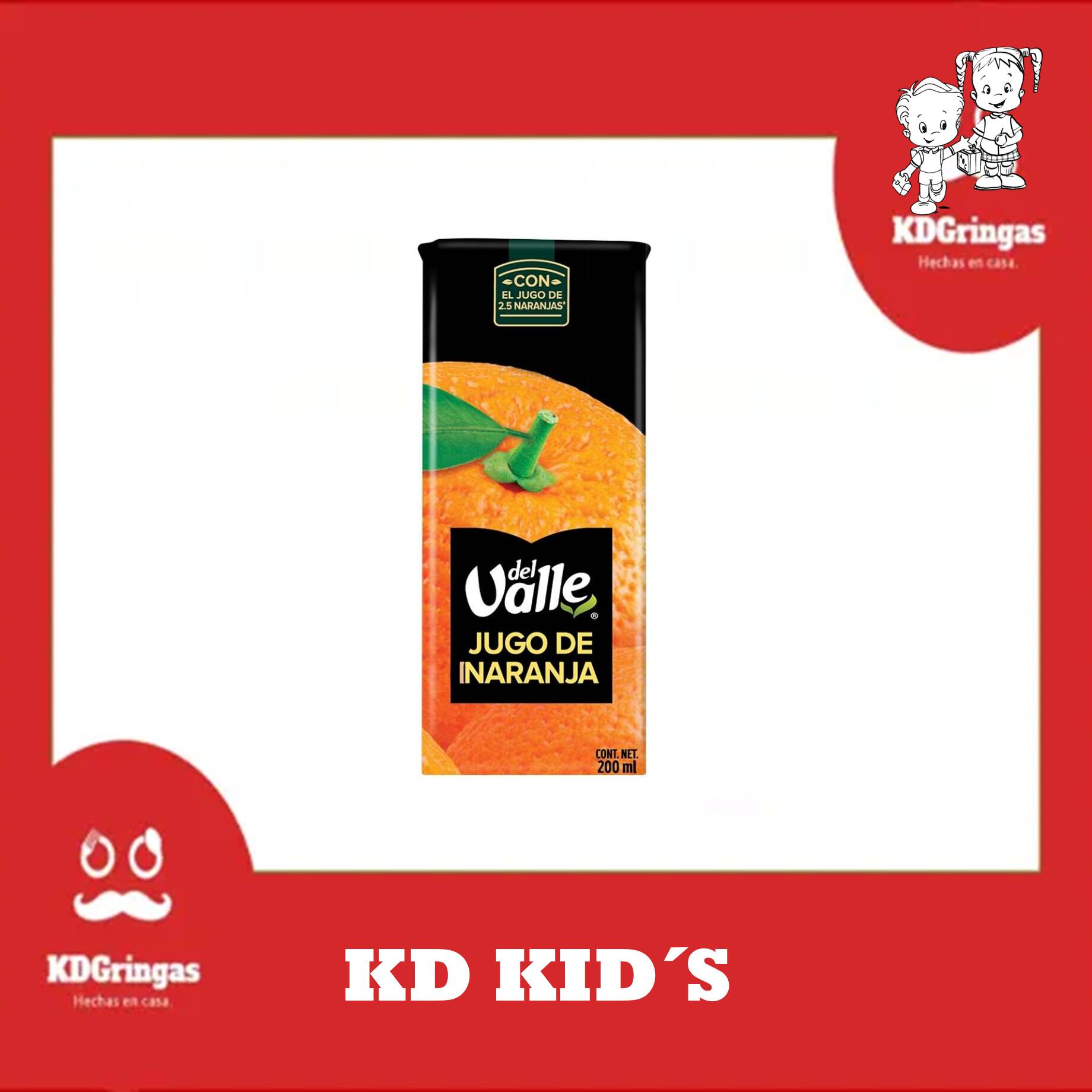 del Valle Jugo de Naranja 200 Ml