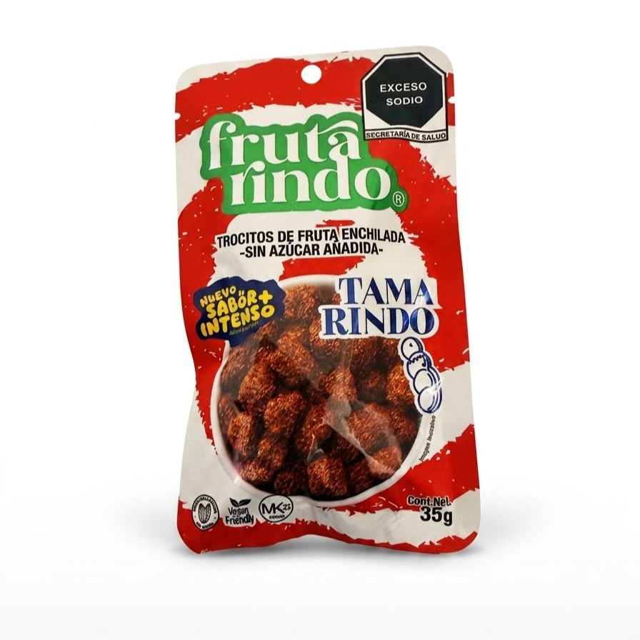 Gomitas de Trocitos de Fruta Enchilada