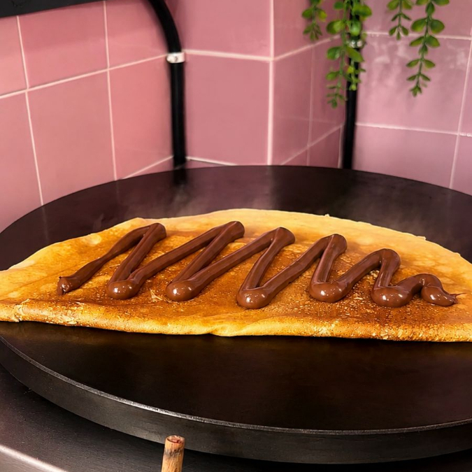 Crepa sencilla con untable