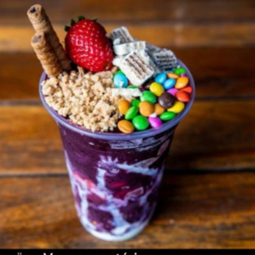 Monte seu delicioso açaí do seu jeitinho.