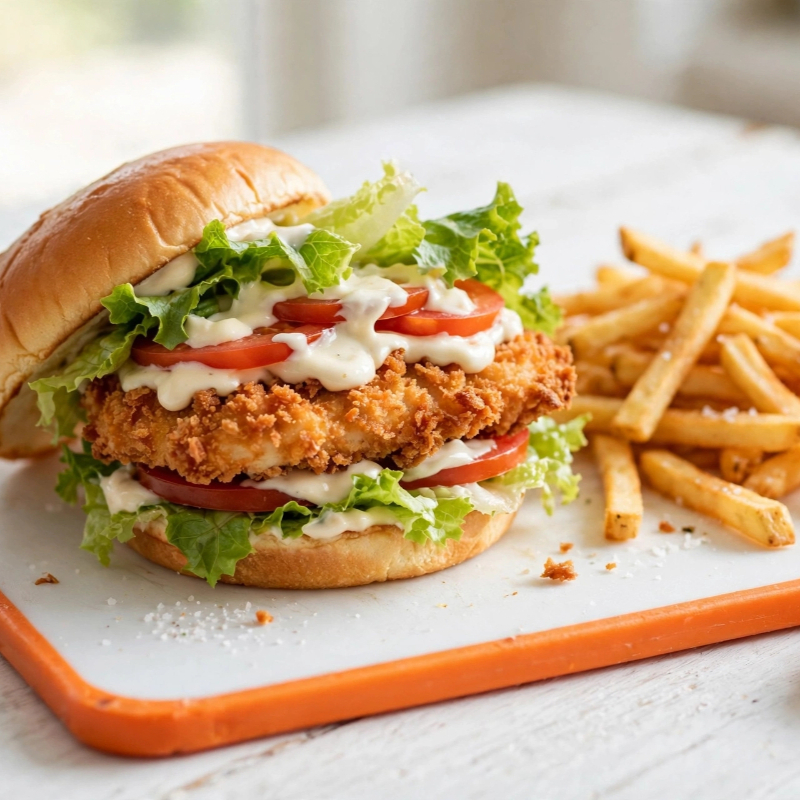 Hamburguesa deli-chicken