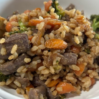 Arroz Gohan con Carne