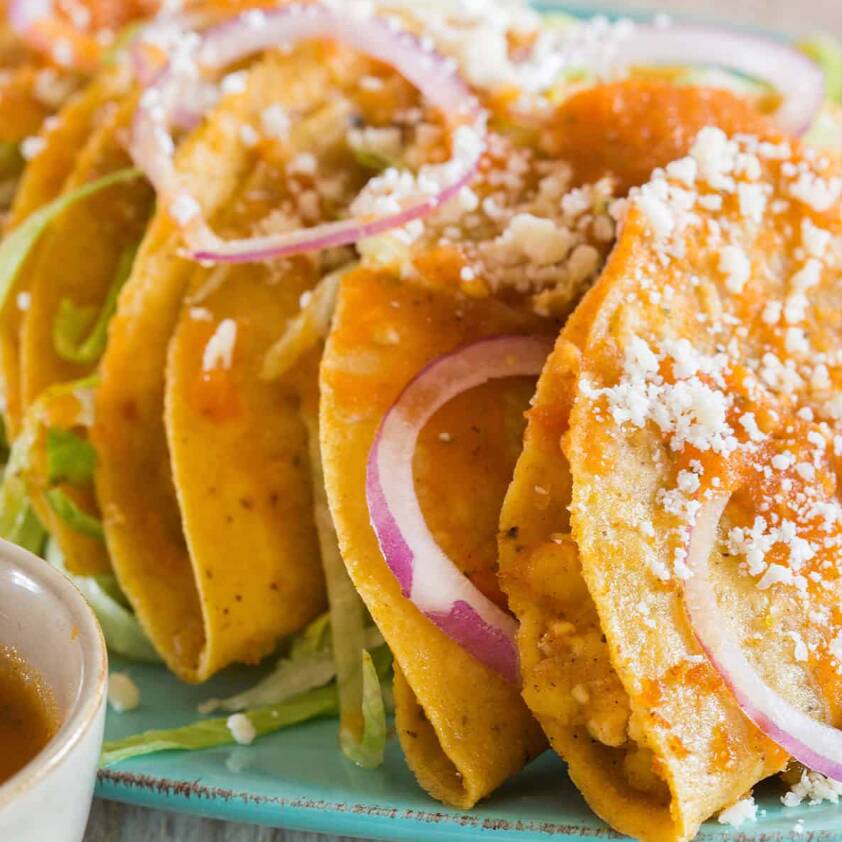 Orden de 4 Tacos de Papa