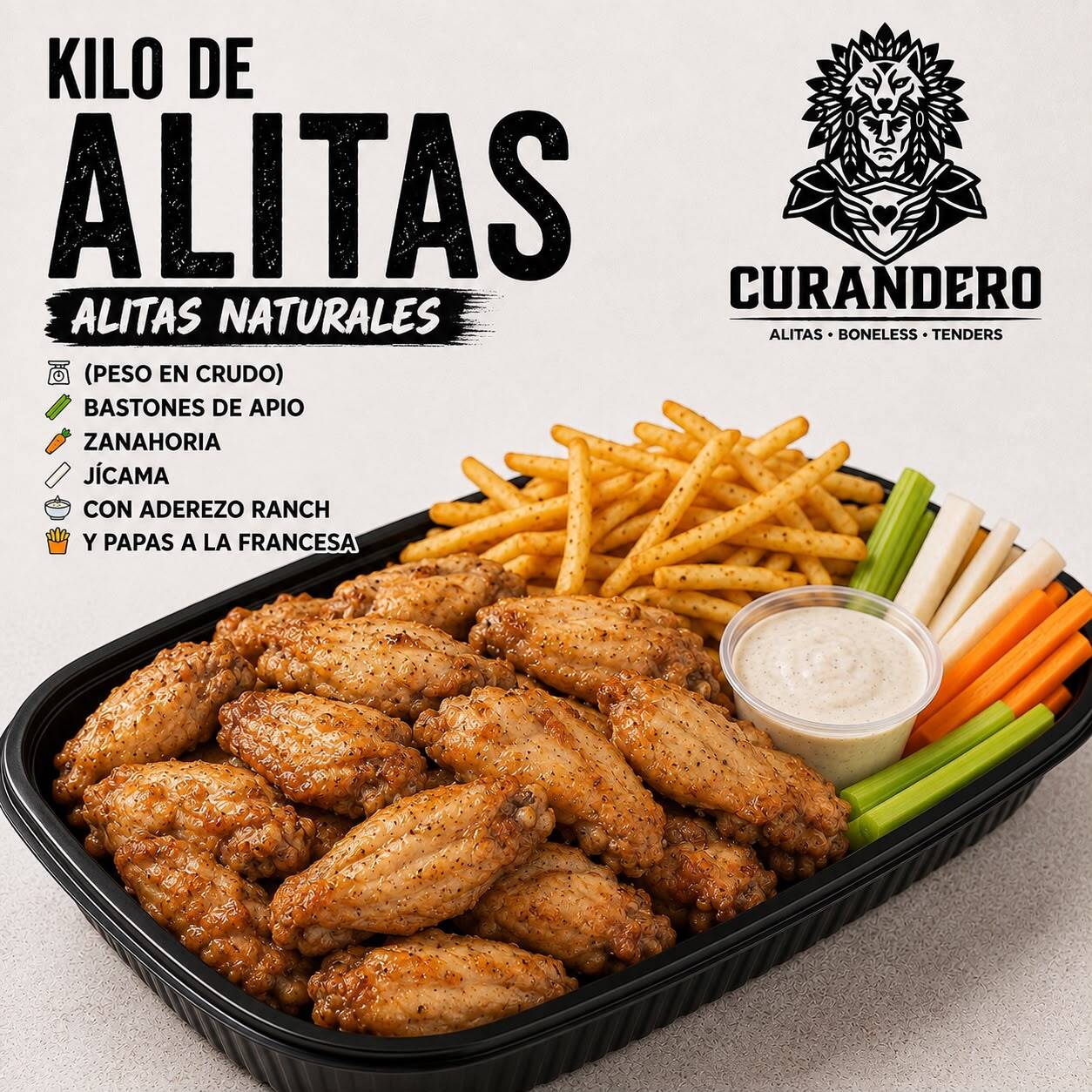 1 Kilo de Alitas