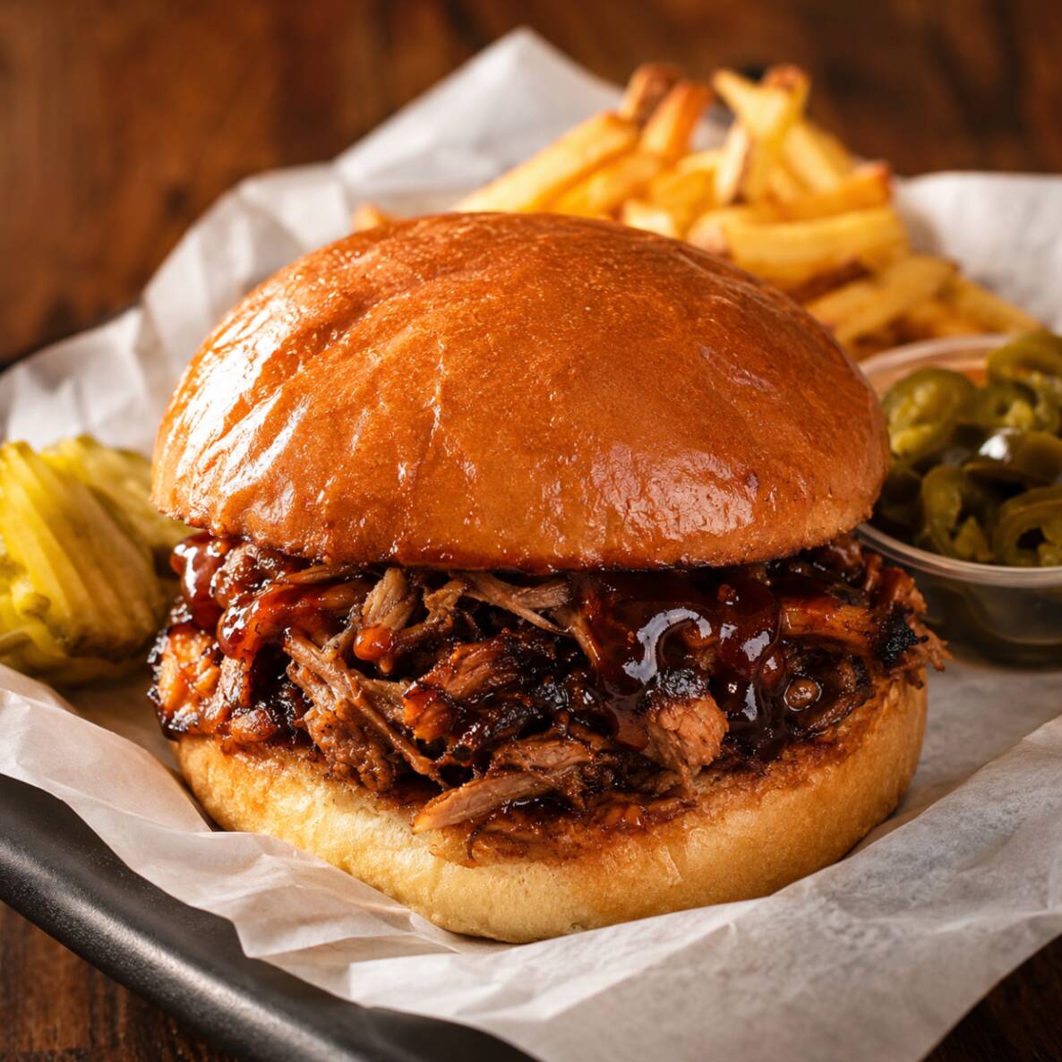 PULLED PORK SANDWICH