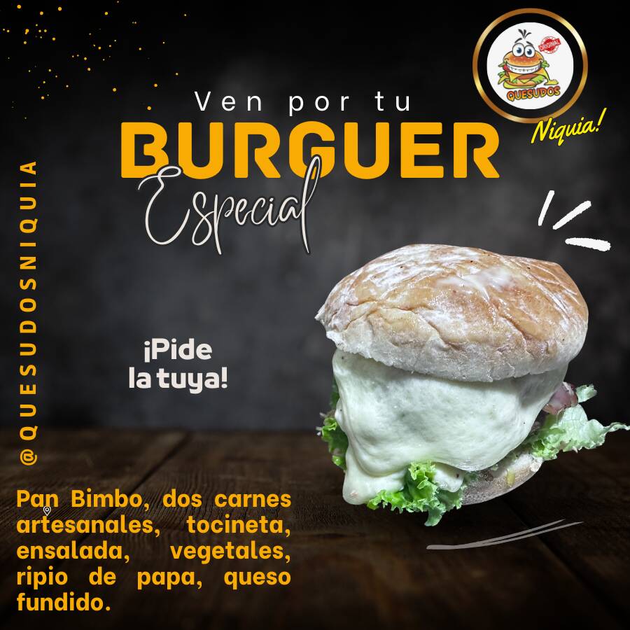 Combo 4 Hamburguesa Especiales Grandes