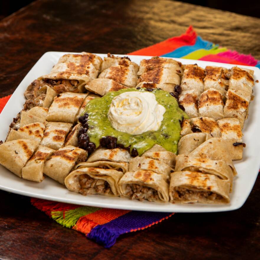 Flautas Tex Mex + 4 Ingredientes.