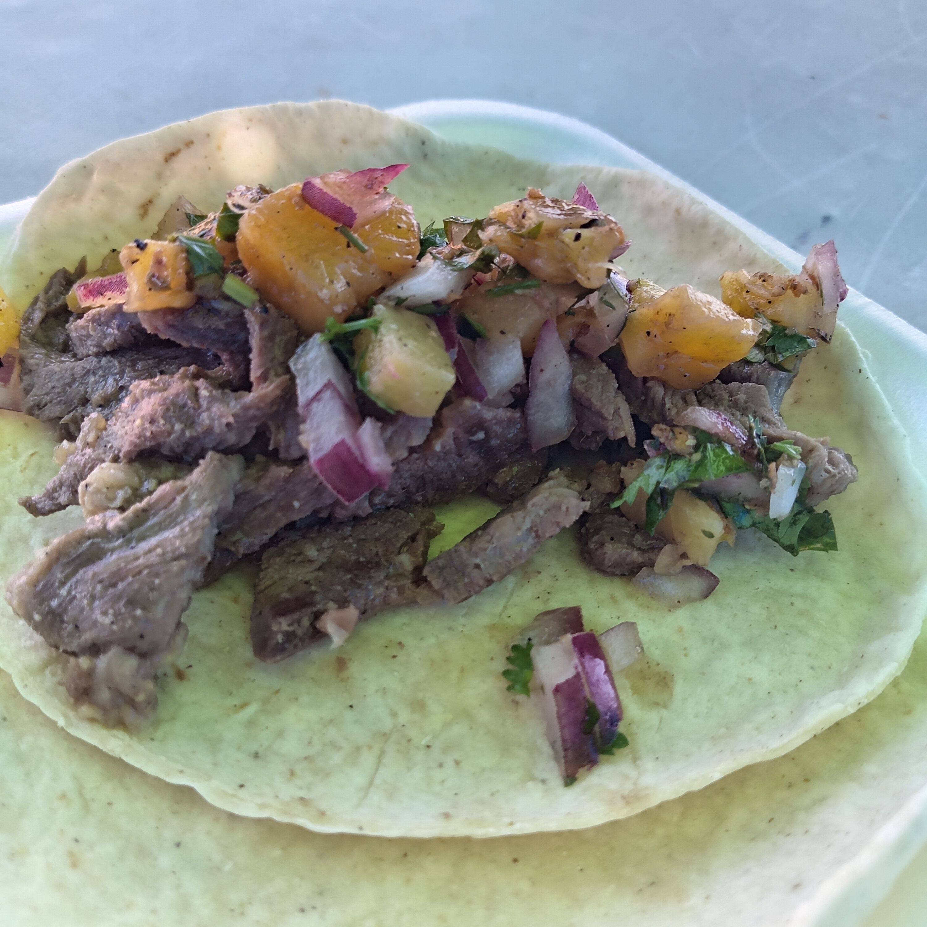Orden de Tacos de Carne Asada