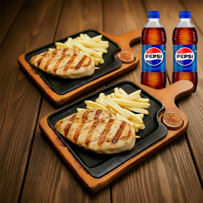 Duo pechuga parrillera + 2 pepsis
