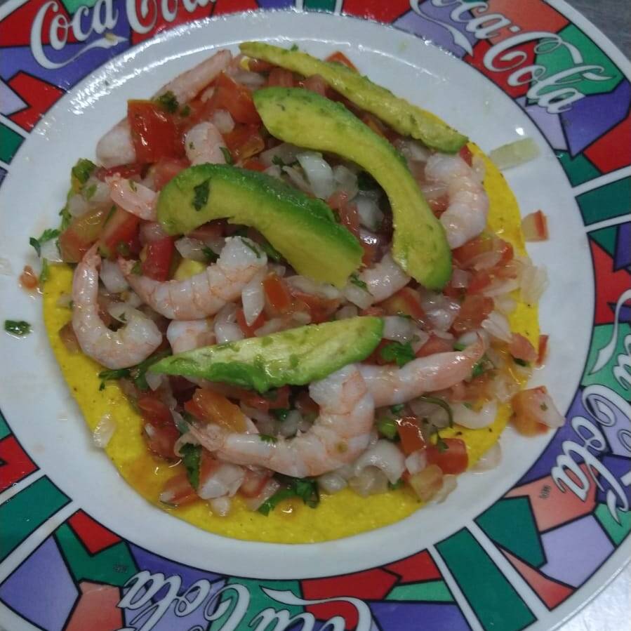 Tostada de Camarón