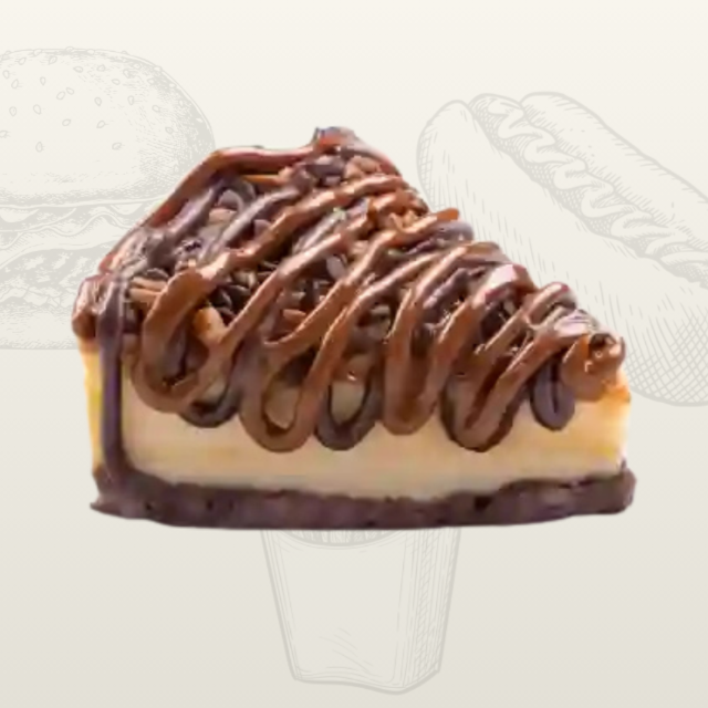 Rebanada Cheesecake de Chocolate