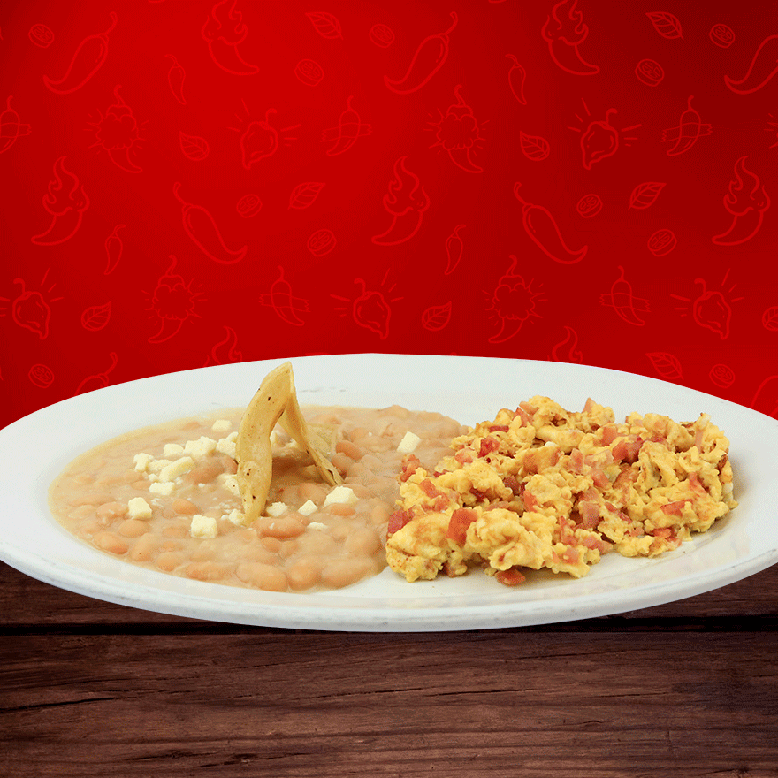 Huevos Revueltos con Tocino C