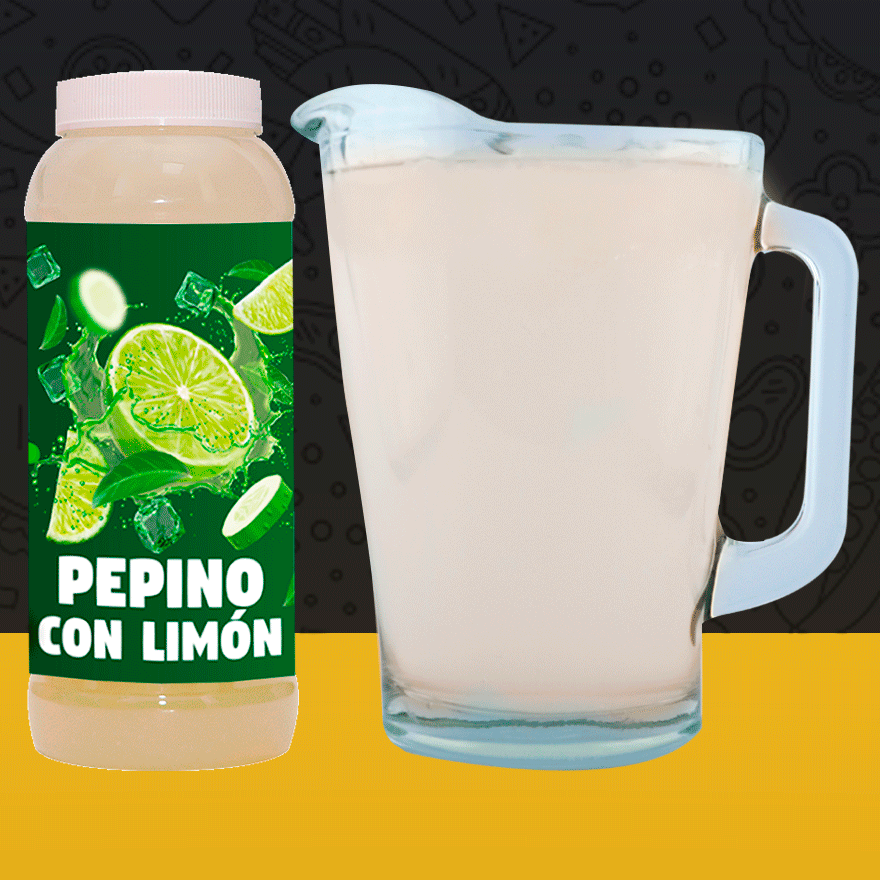 Agua de Pepino con Limón 1 L