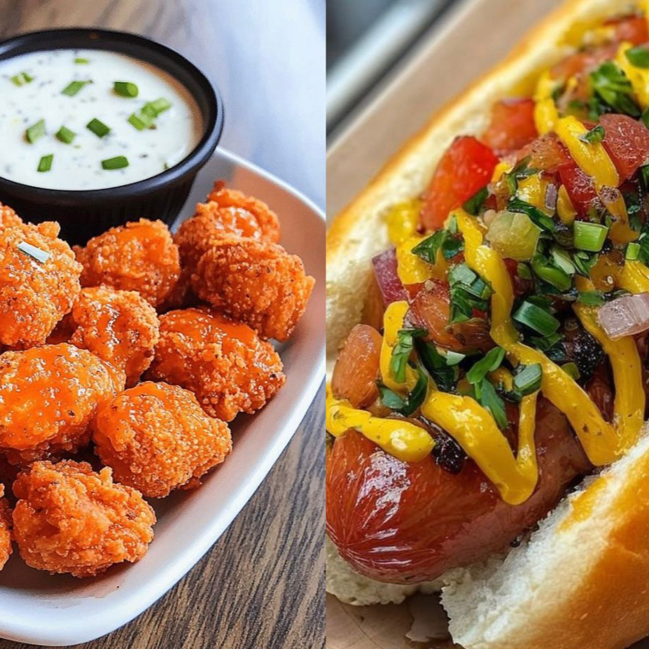 Hot Dog con Boneless y Papas