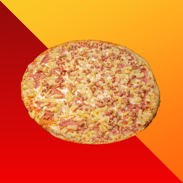 2 Pizzas Hawaiana Bacon Medianas