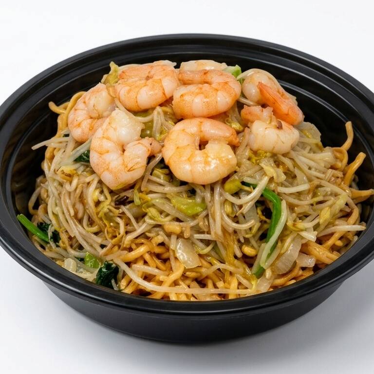 Chow Mein de Camarón