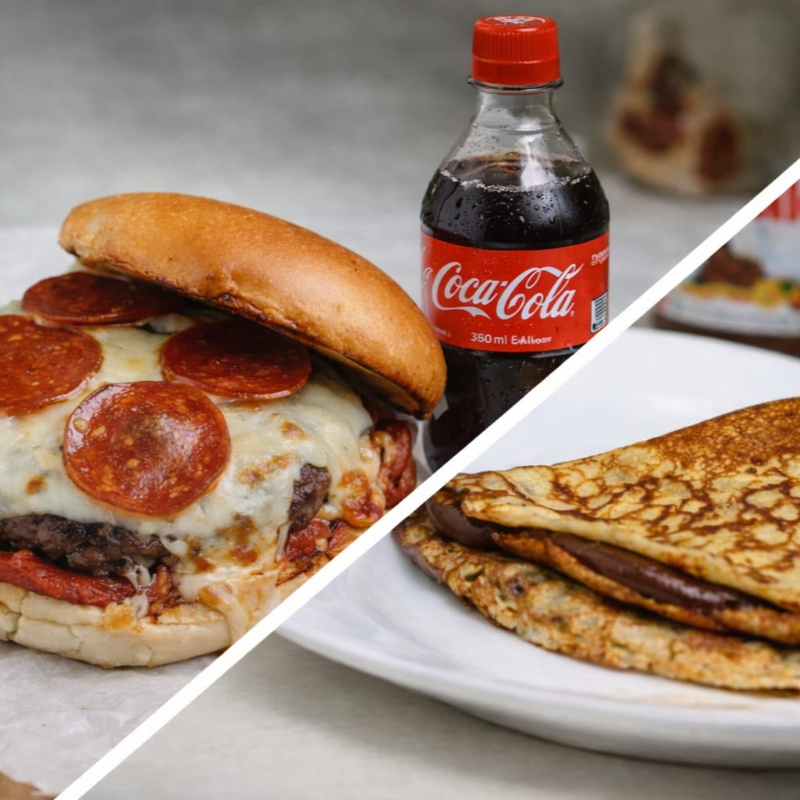 Combo Hamburguesa Italiana + Crepa NUTELLA + Coca