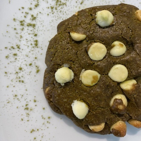 Galleta Matcha y Chocolate Blanco