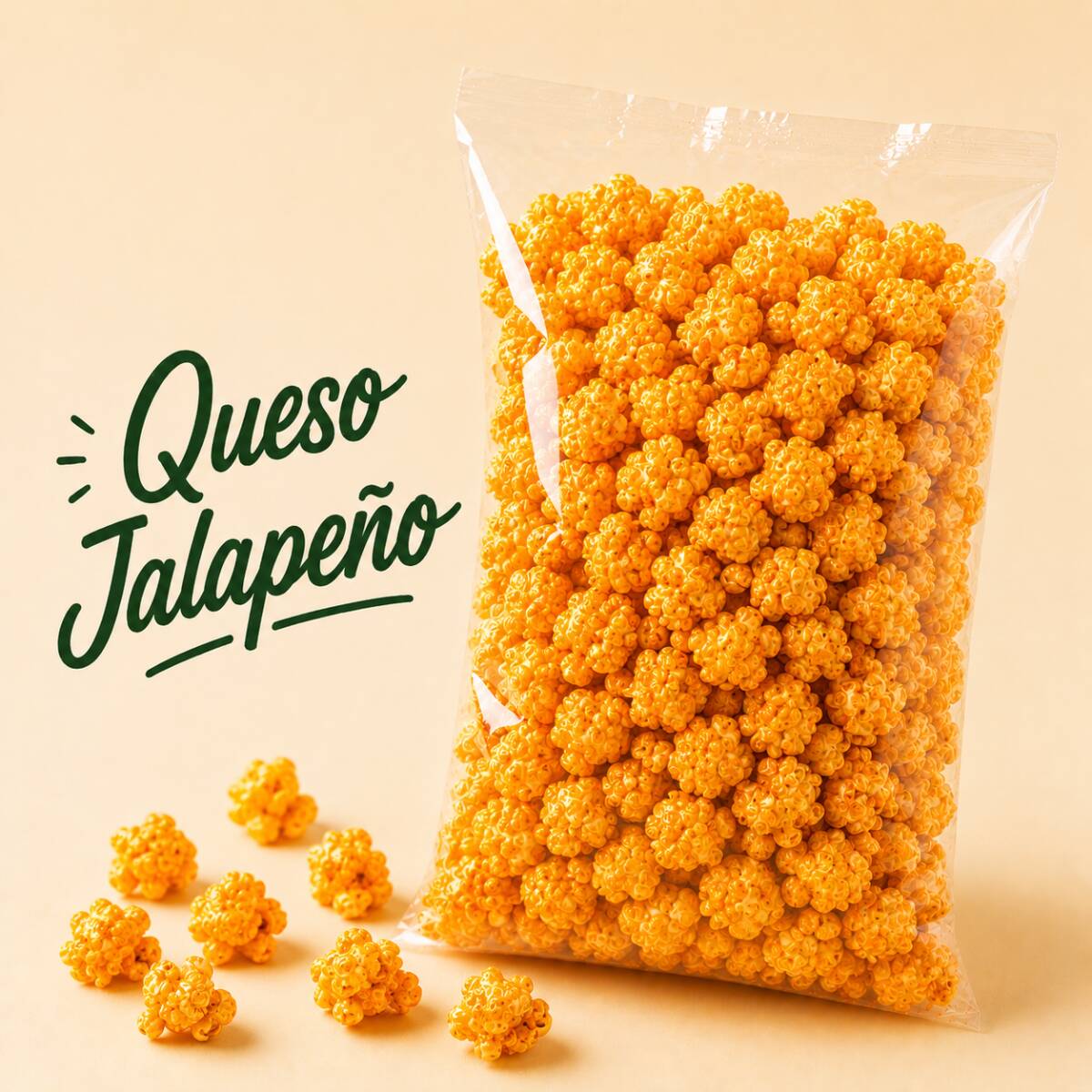 Palomitas de Maíz Sabor Queso Jalapeño 110g