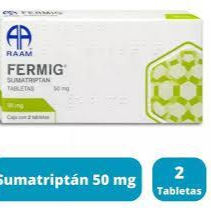 Fermig (Sumatriptan) 50 Mg Caja con 2 Tabletas Lab