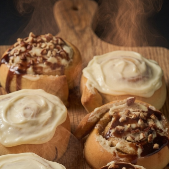 Rolls de canela (4und)