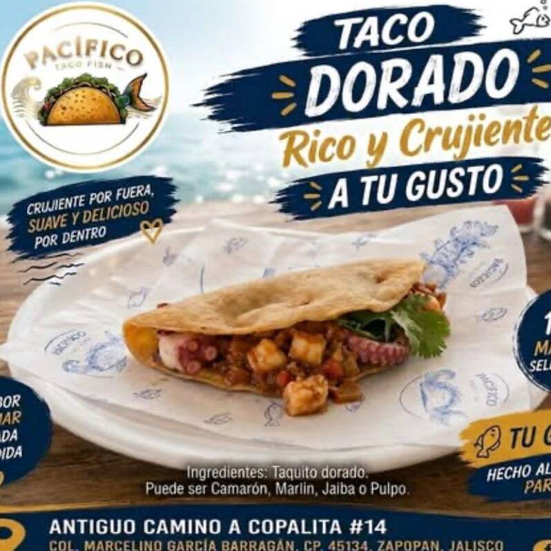 Taco Dorado de Pulpo