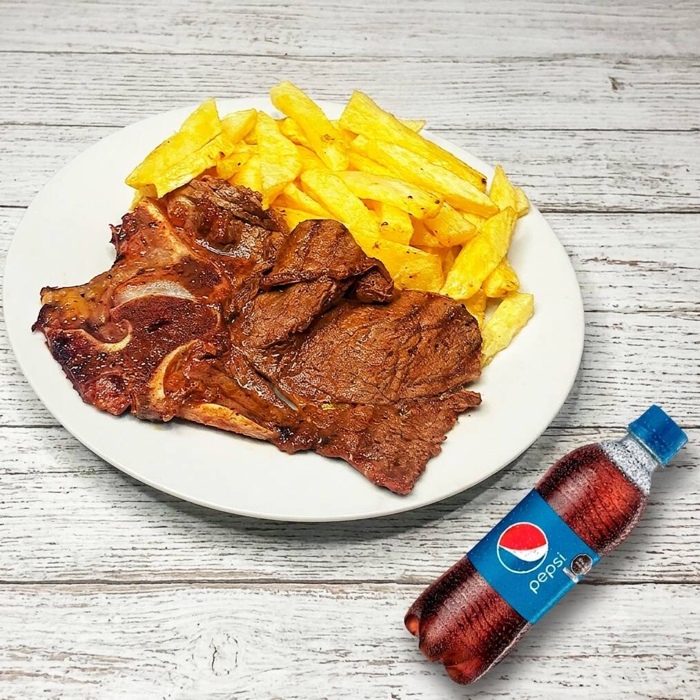 Churrasco a la Parrilla + Pepsi personal