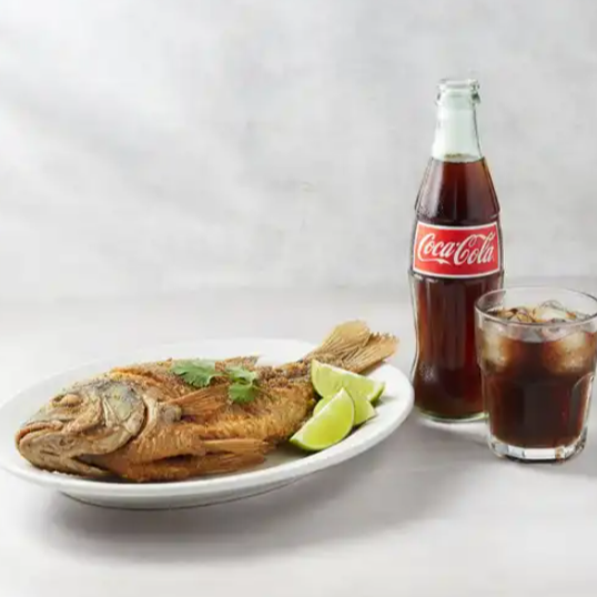 Combo Mojarra Frita y Coca