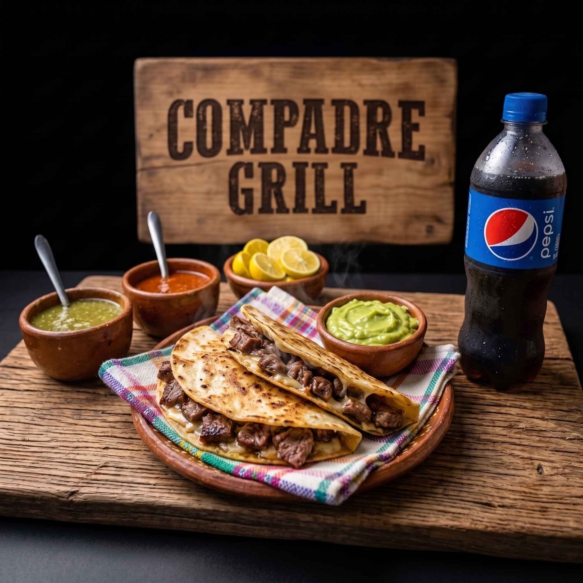 Paquete 2 Quesadillas y Refresco