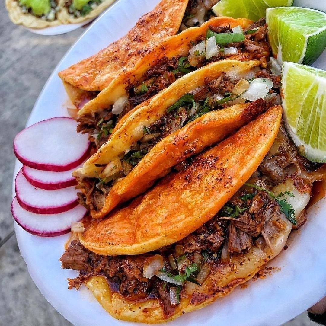 Taco dorado de birria
