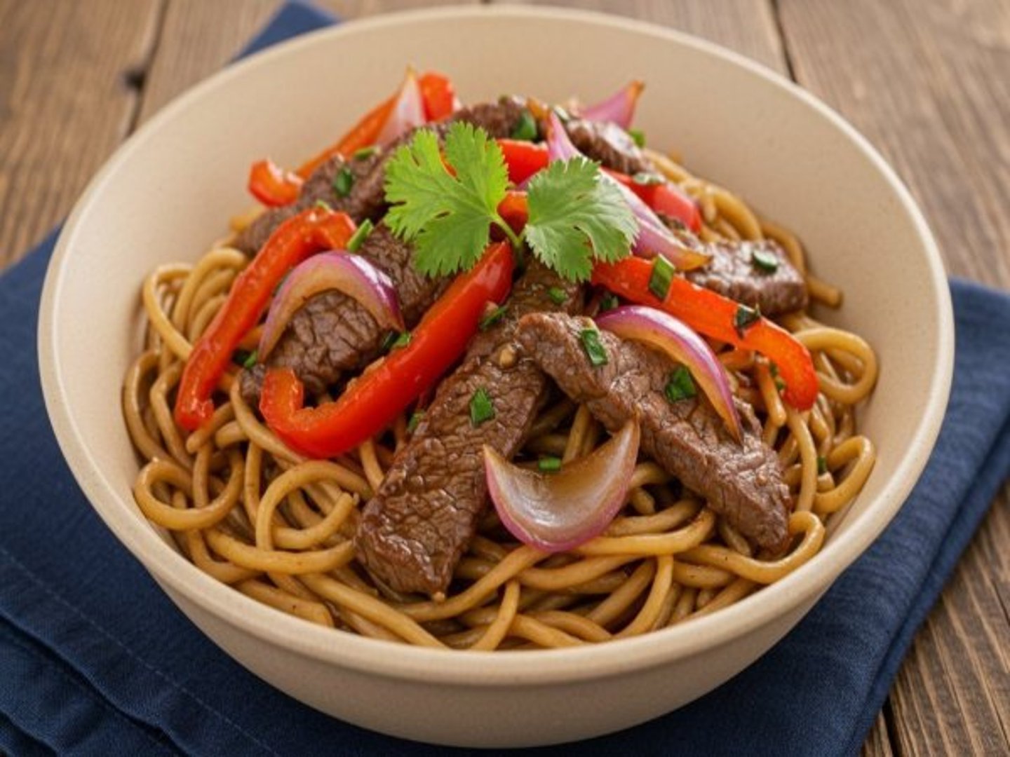 Tallarin saltado lomo