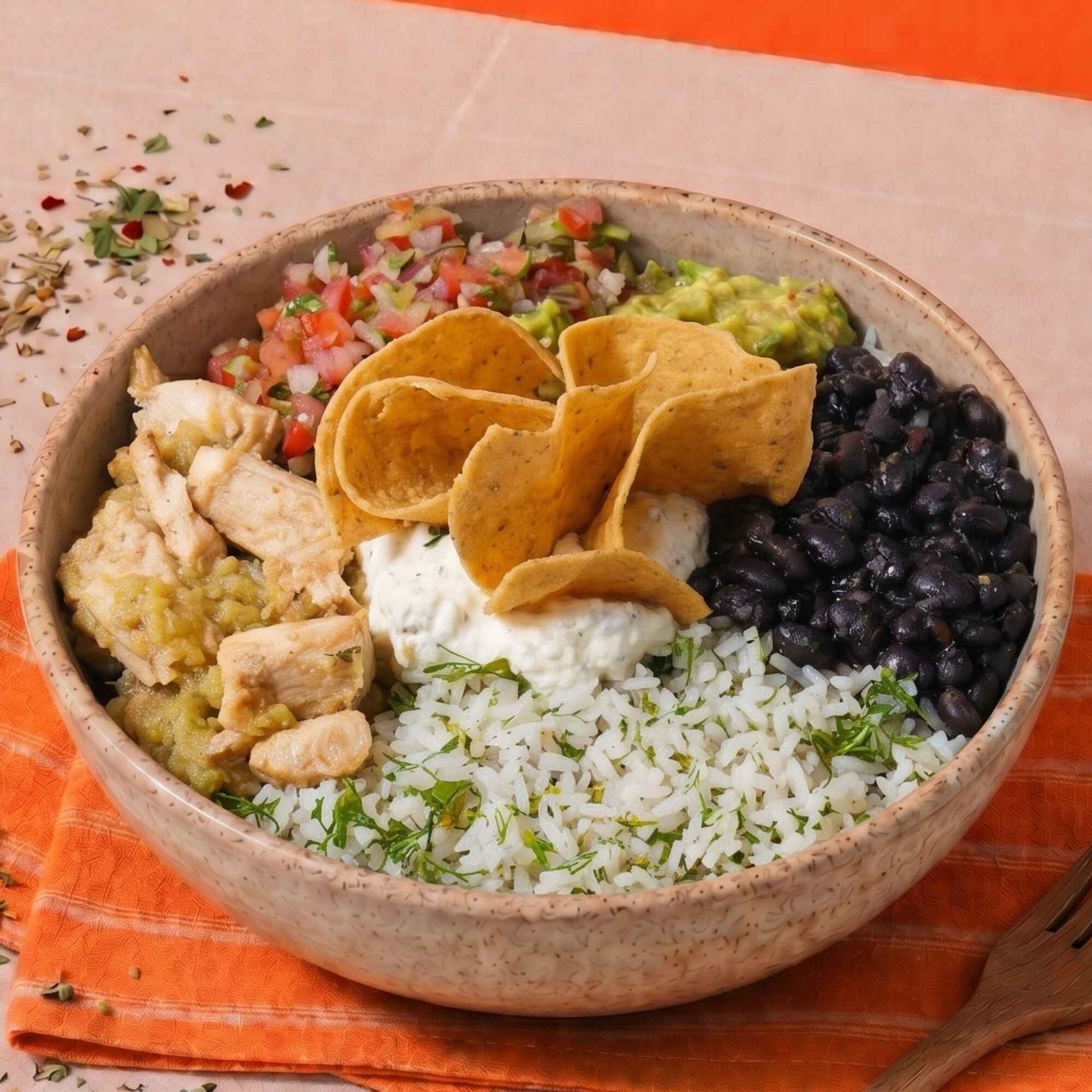 Menú Mexicano Pollo Bowl