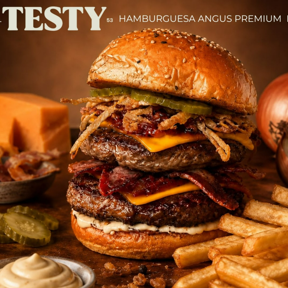 Combo Hamburguesa Angus Deluxe