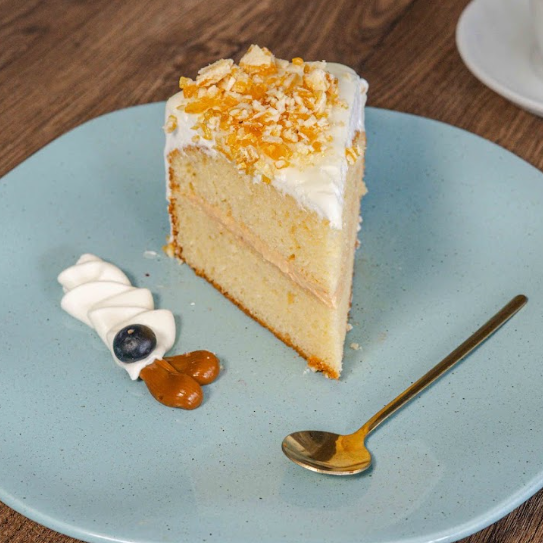 Torta de Vainilla con Caramelo Salado