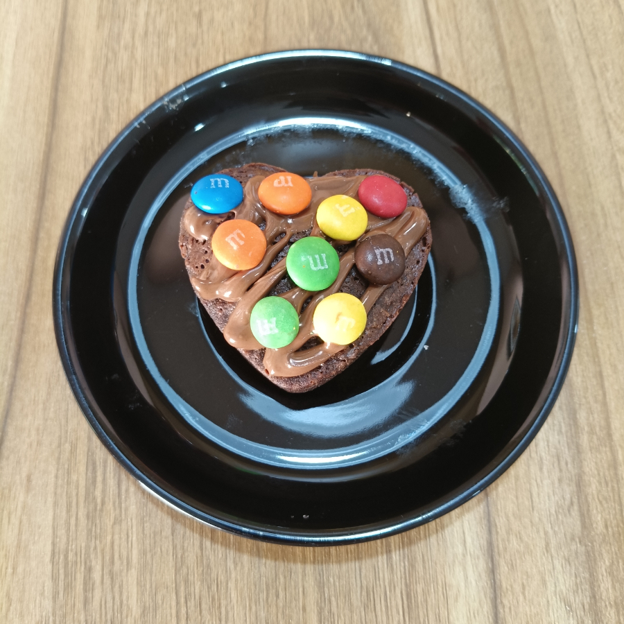Brownie con M&ms