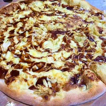 Promo Pizza barbecue 12tj+pan al ajo