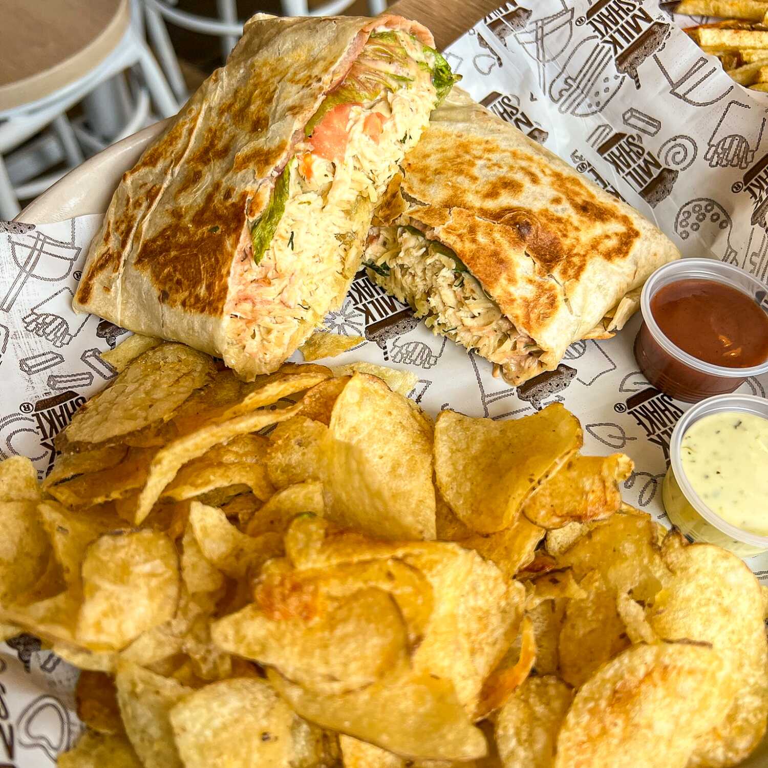 Burrito de pollo