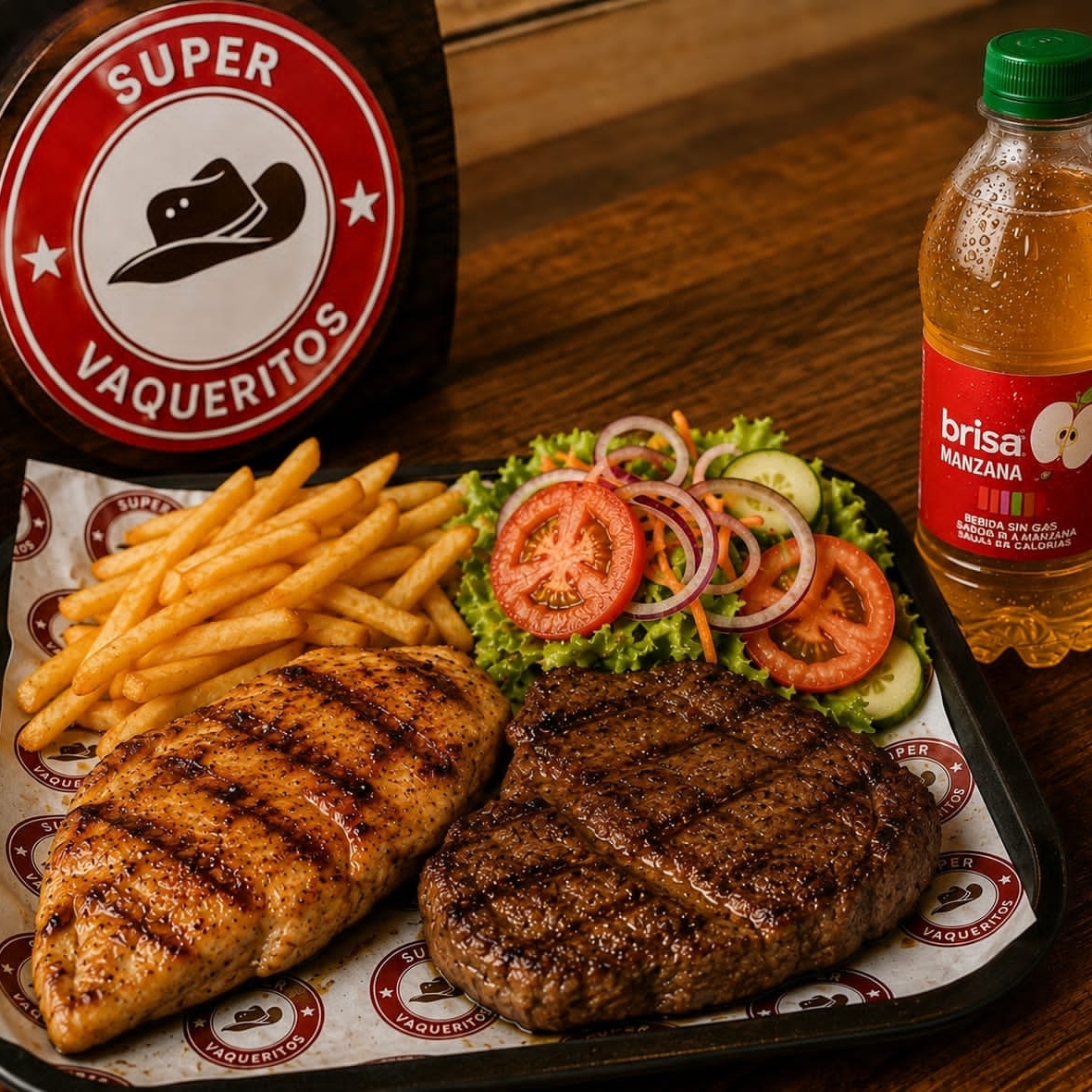 Promo 2 por 1 Vaqueritos Mixto más Bebida
